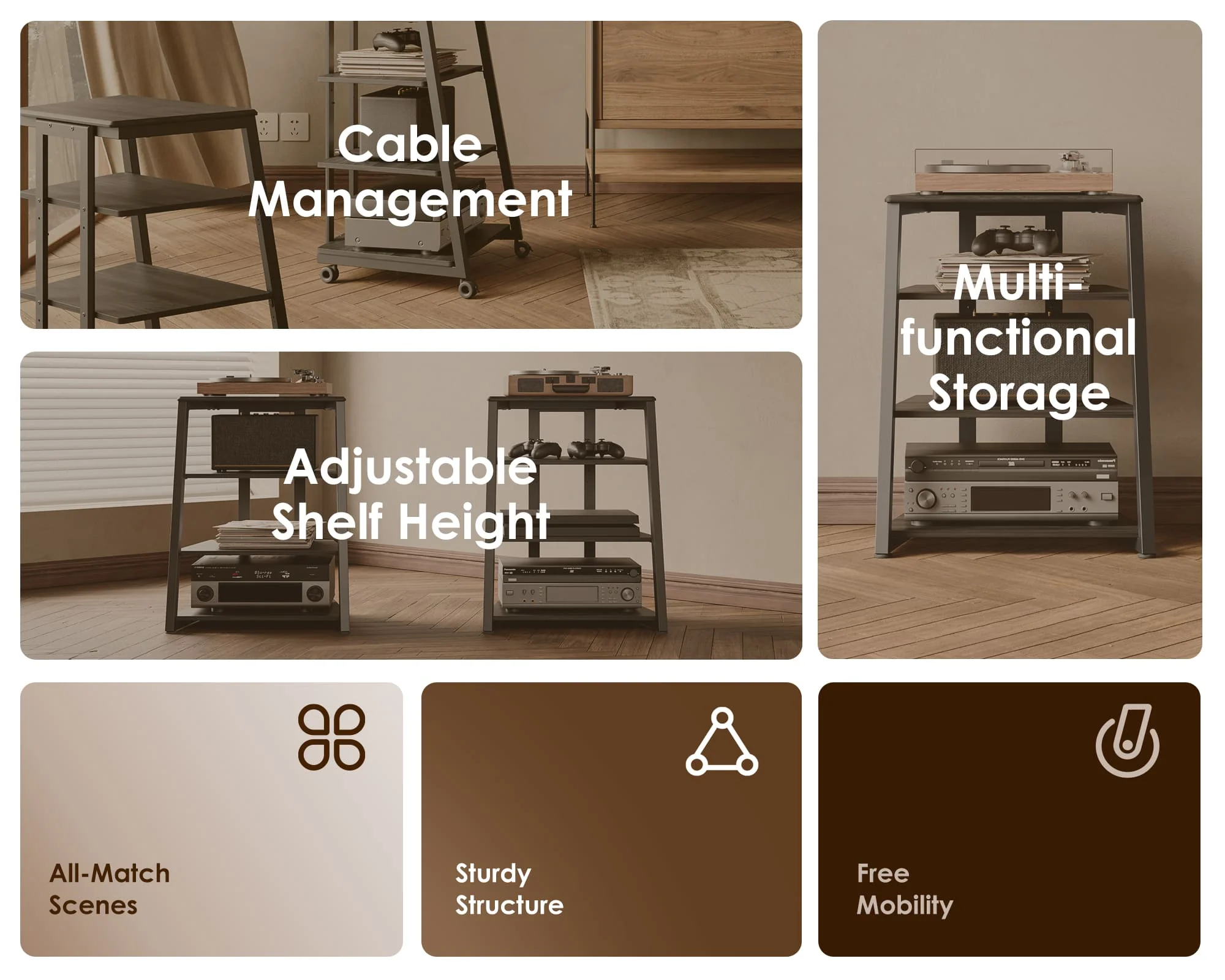 Eiffel AS07 Record Player Stand - Image 16