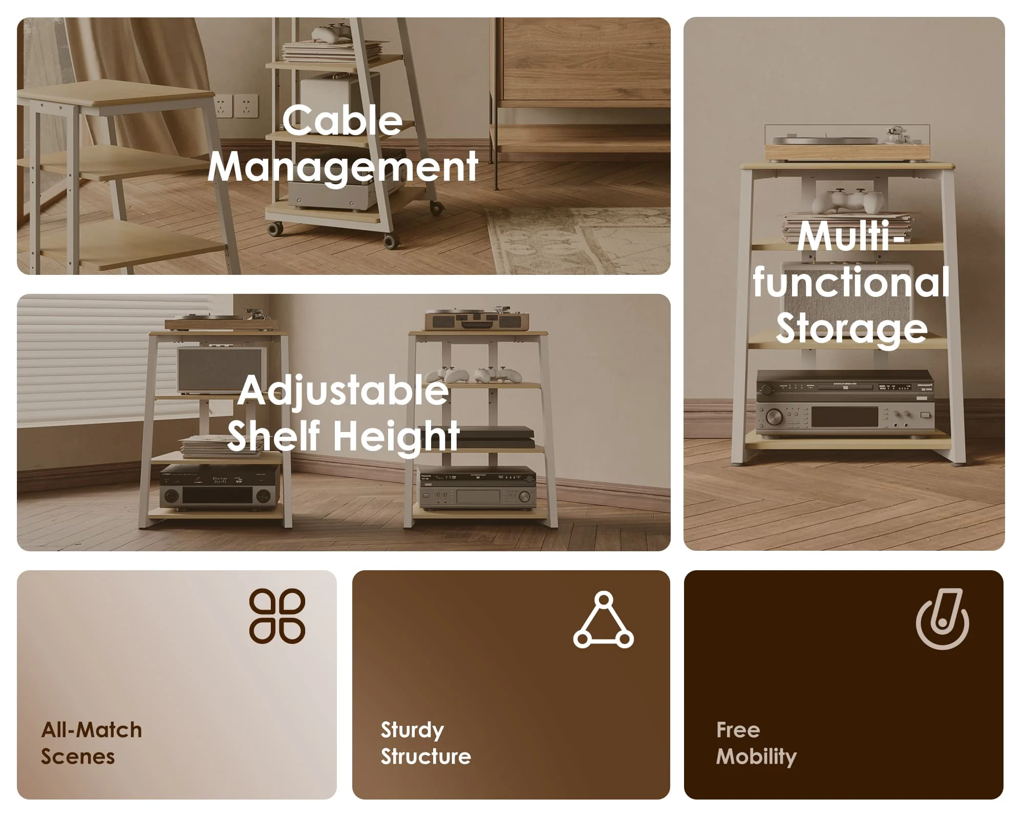 Eiffel AS07 Record Player Stand - Image 27