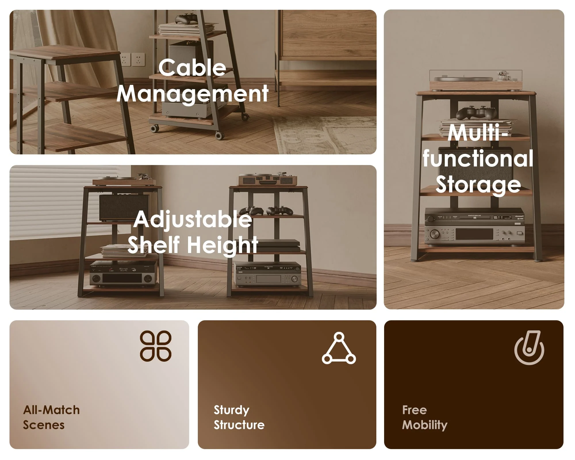 Eiffel AS07 Record Player Stand - Image 7