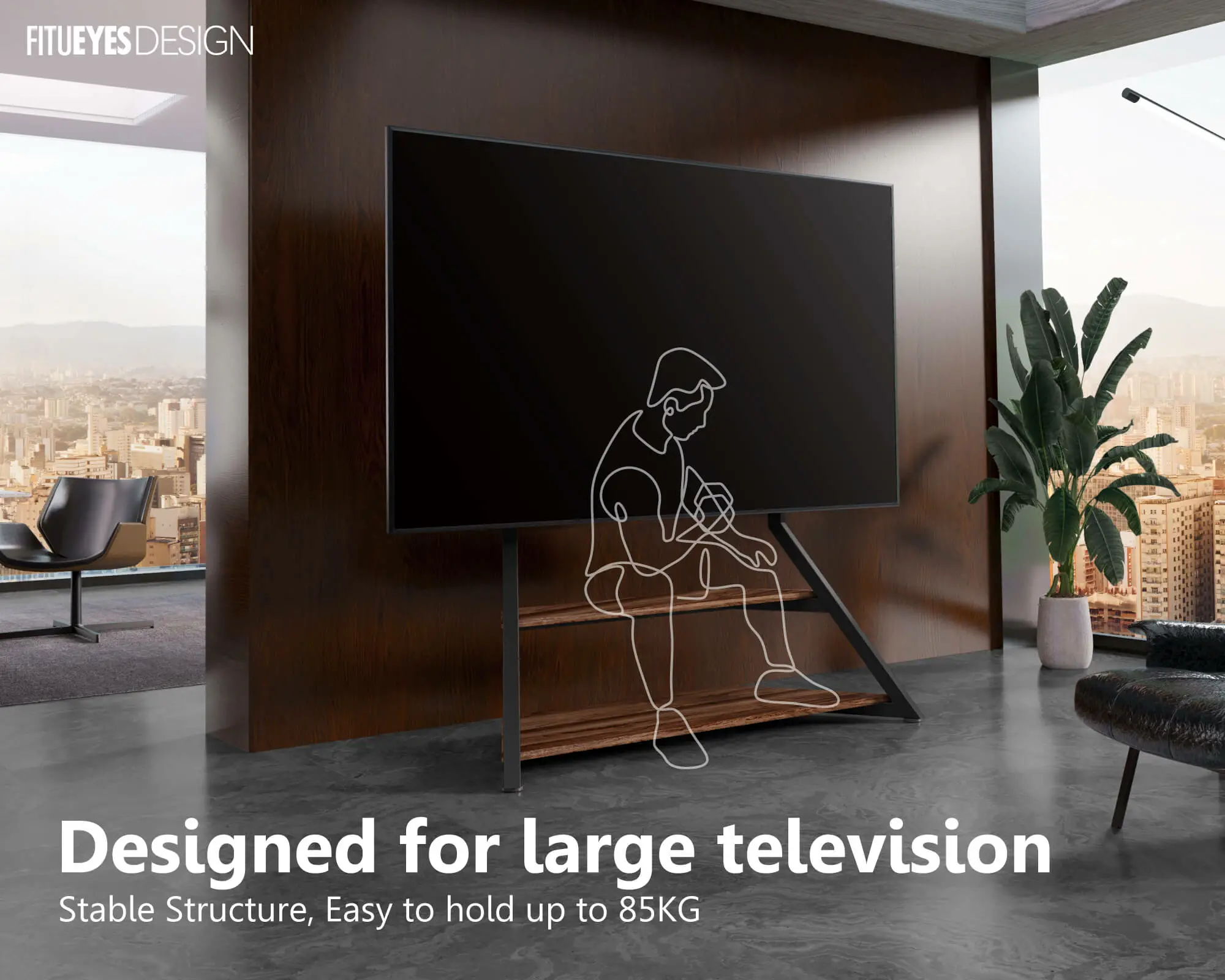 Eiffel FT100 TV Stand - Image 5