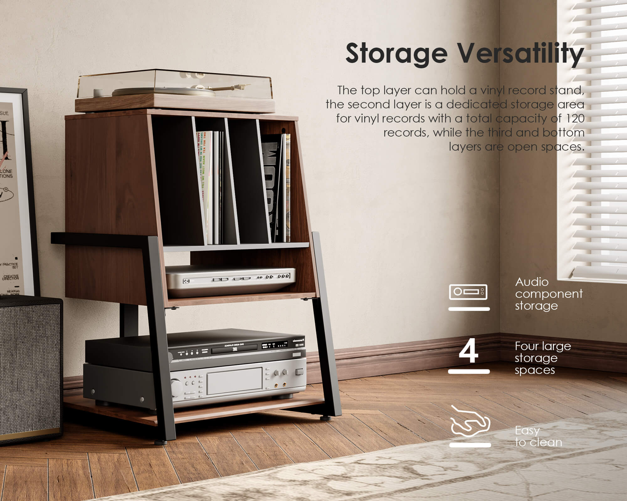 Eiffel RS05 Record Player Stand - Image 8