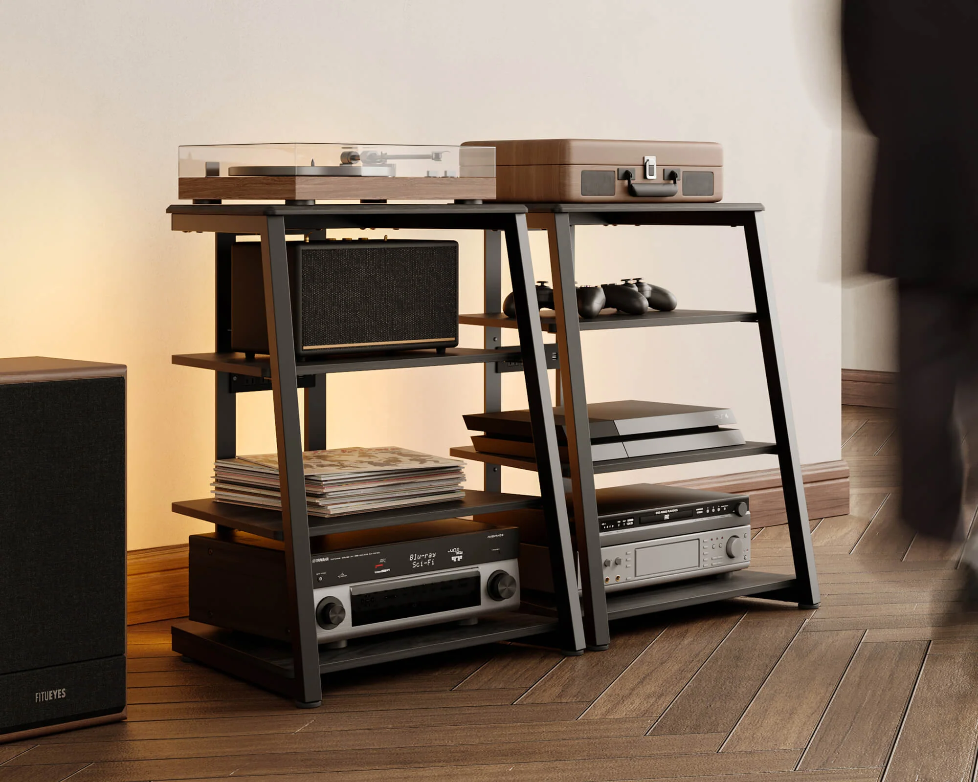 Eiffel V2 AS07 LED Record Player Stand - Image 15