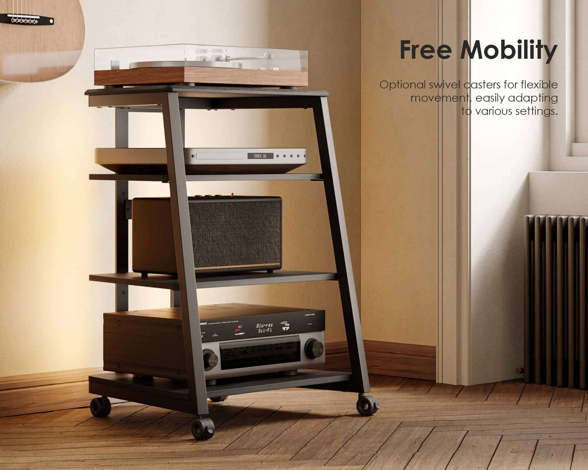 Eiffel V2 AS07 LED Record Player Stand - Image 16