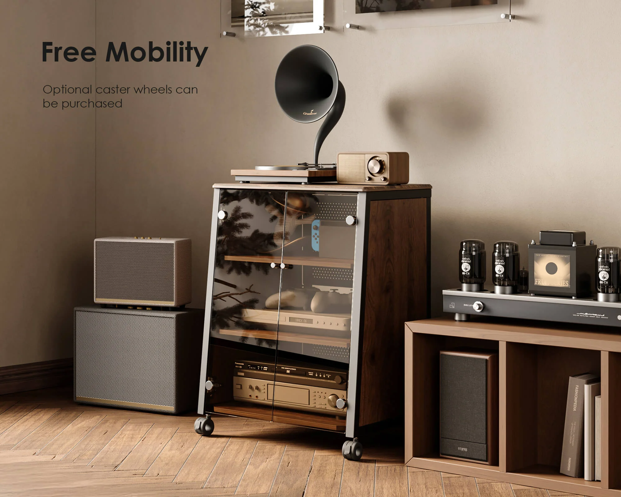 Eiffel V2 AS07 Record Player Stand Enclosed - Image 10