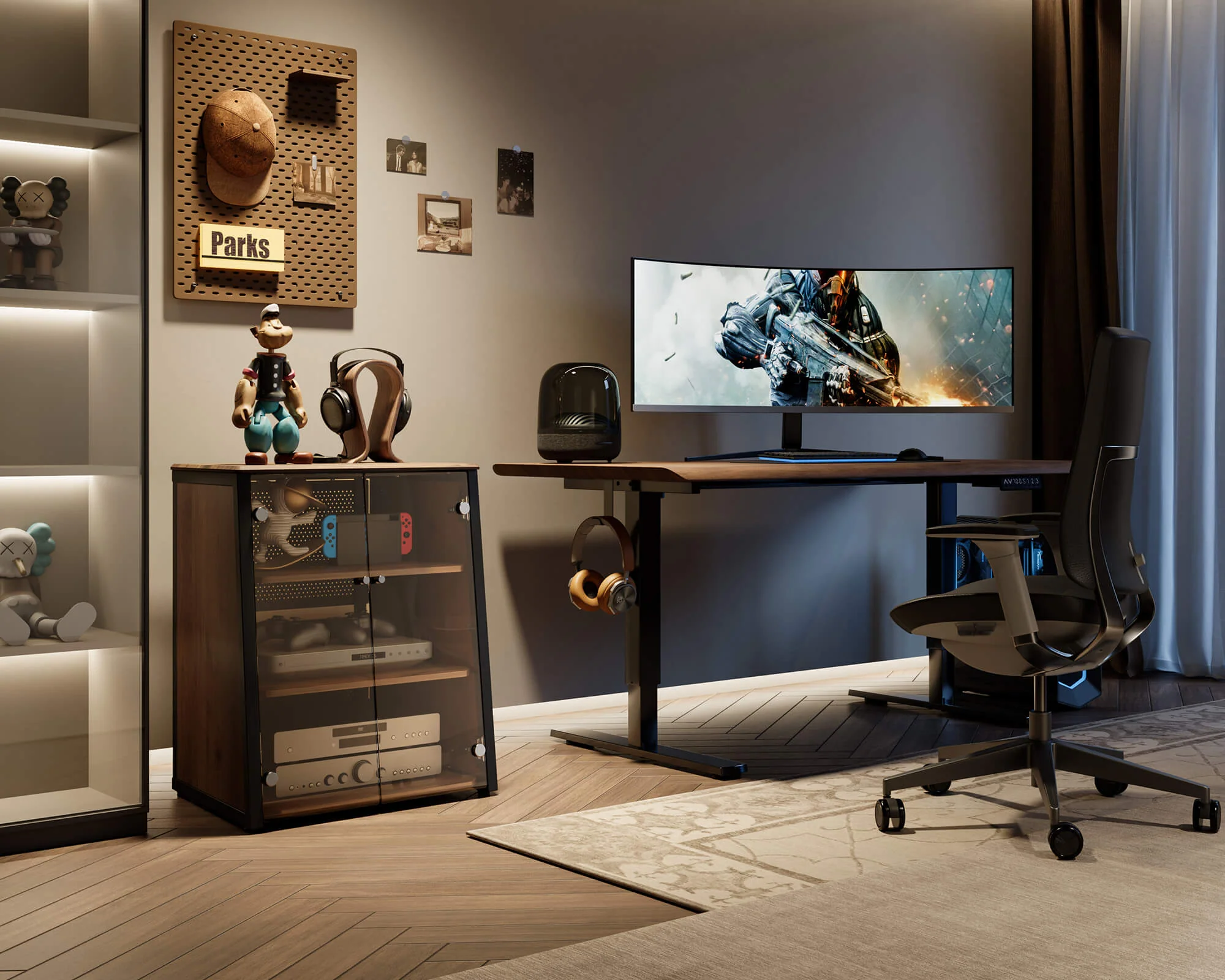 Eiffel V2 AS07 Record Player Stand Enclosed - Image 4