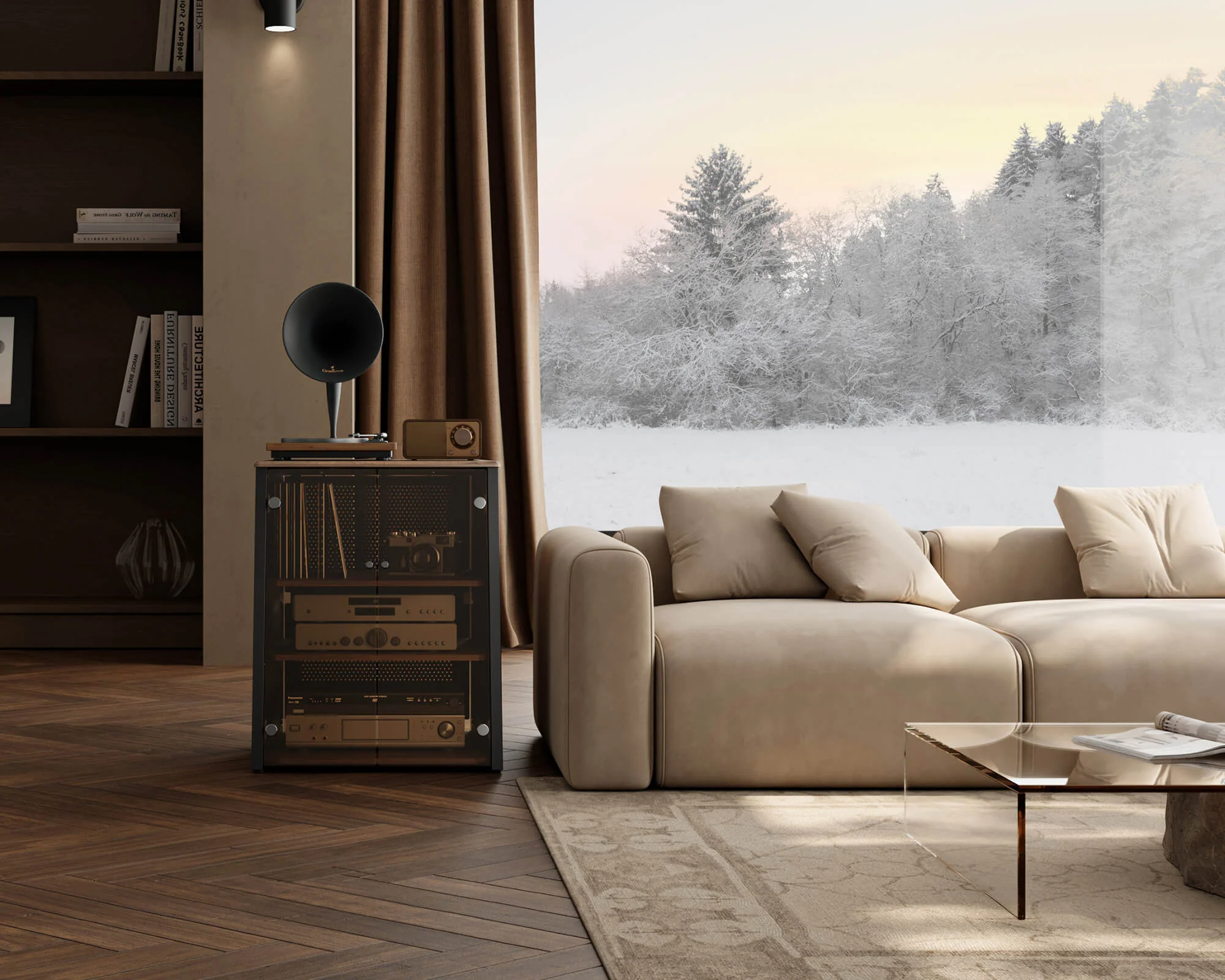 Eiffel V2 AS07 Record Player Stand Enclosed - Image 6