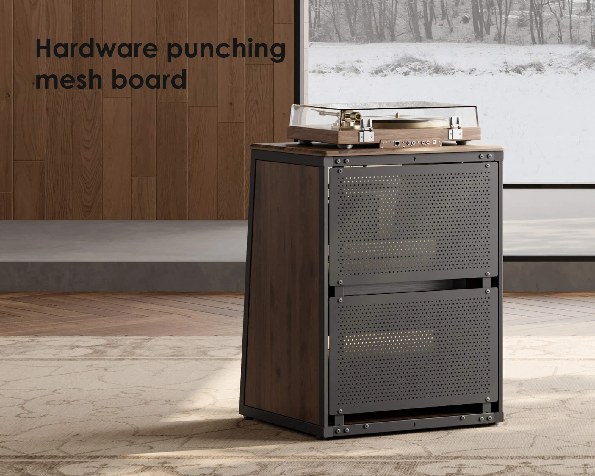 Eiffel V2 AS07 Record Player Stand Enclosed - Image 7