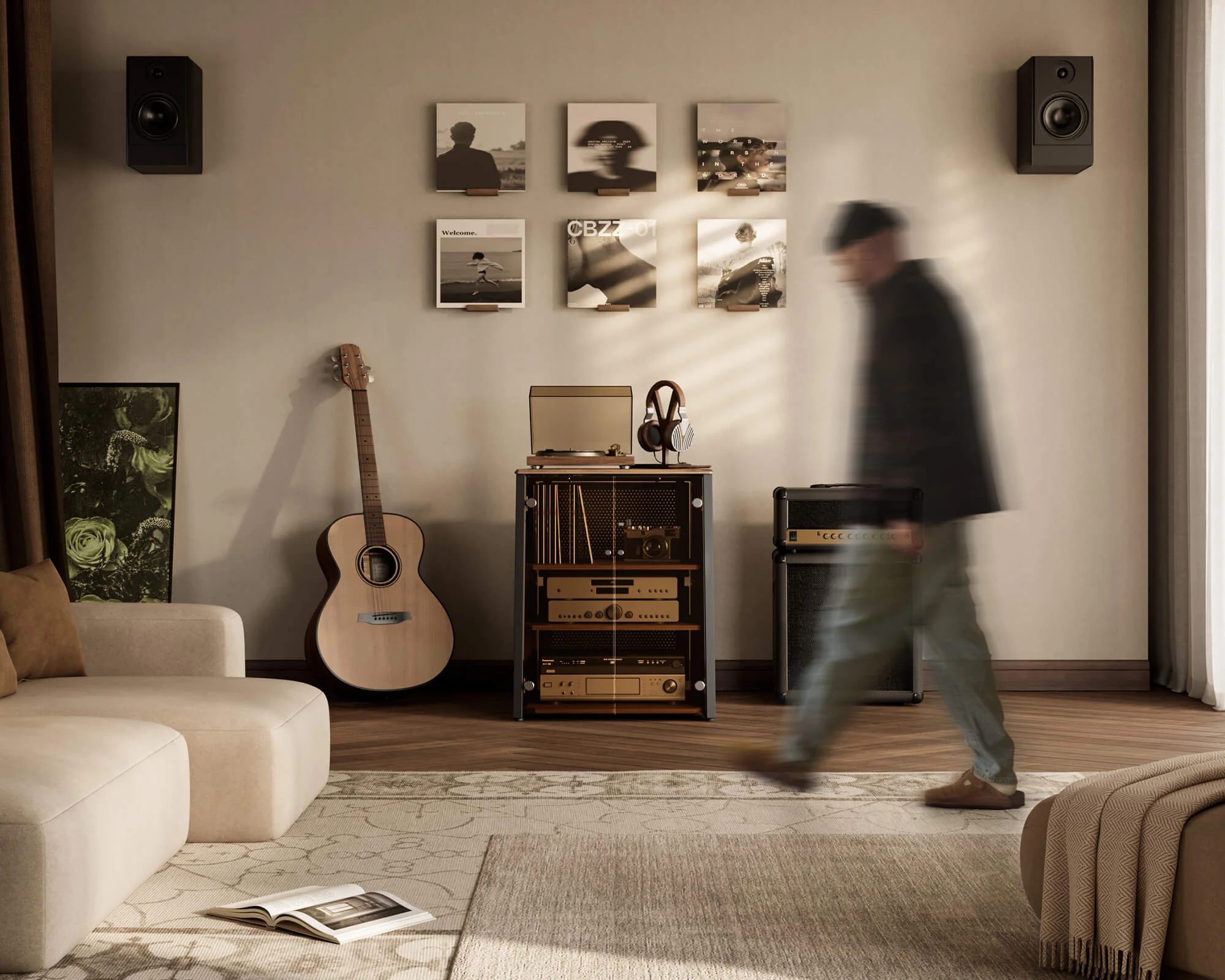 Eiffel V2 AS07 Record Player Stand Enclosed - Image 8