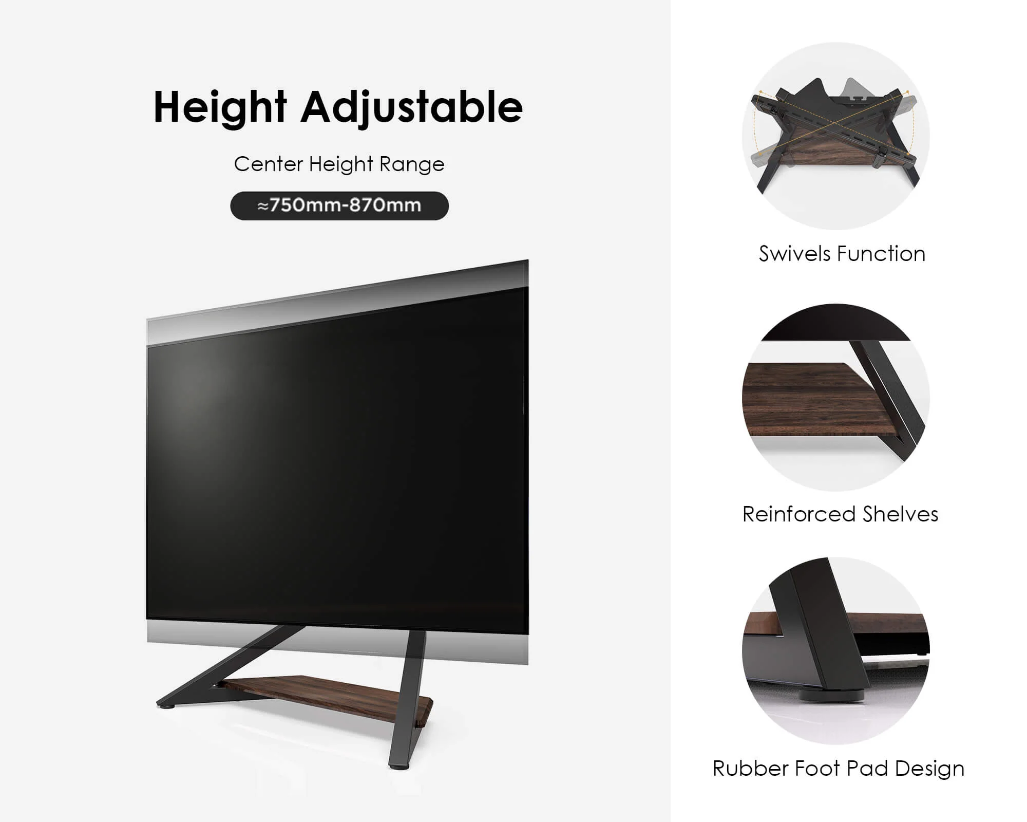 Eiffel V2 TT88 Table Top TV Stand - Image 8