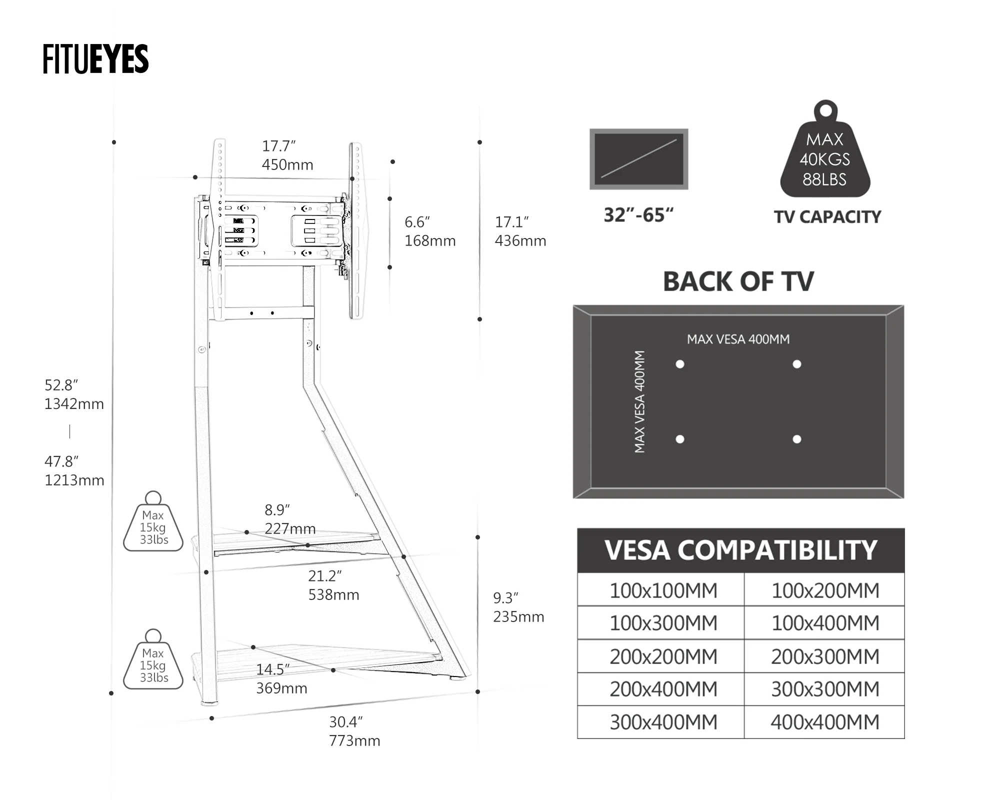 Eiffel Series Collection TV Stand - Image 40