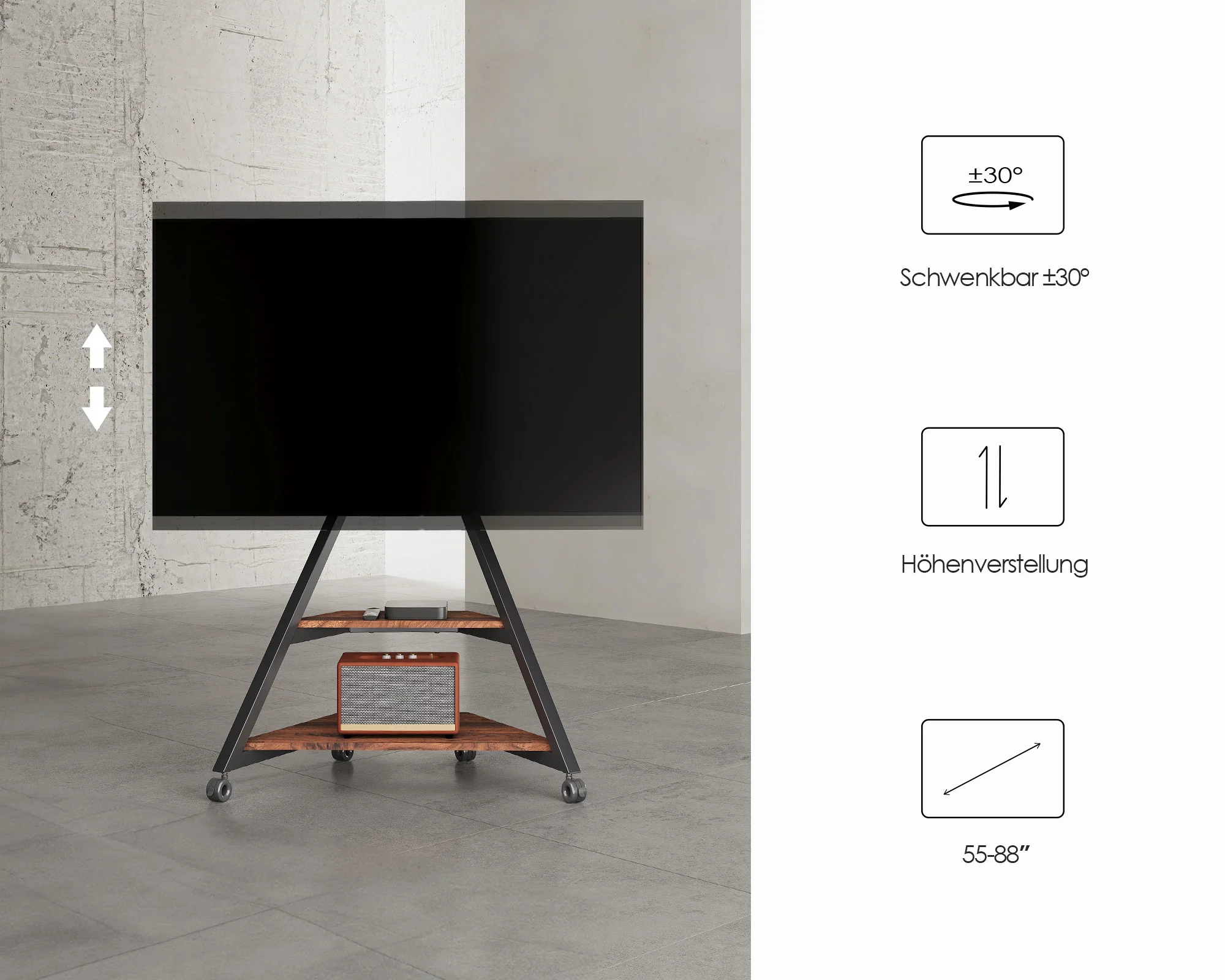 Eiffel V2 FT88 TV Stand - Image 5